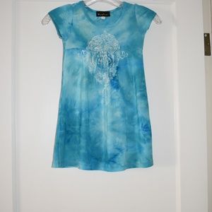 Tie dye kids dress